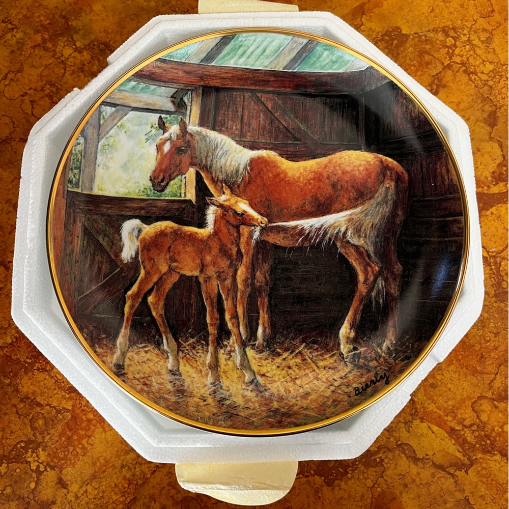 Franklin Mint heirloom collectors plate